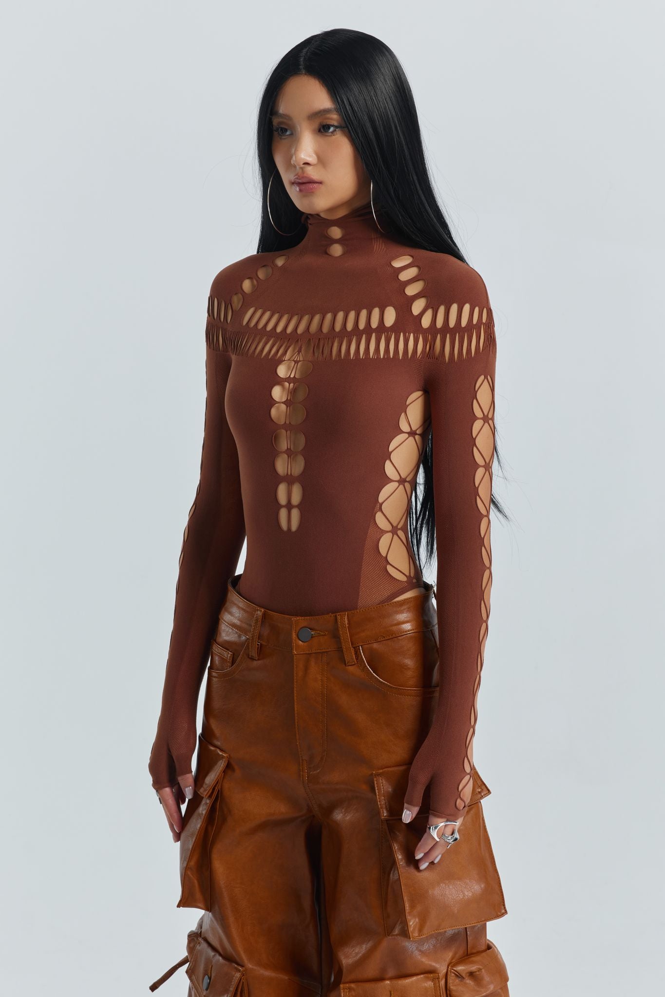 Trysta Bodysuit - Flame Orange – THE KRIPT